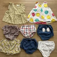 カボチャパンツとワンピース　8点セット　テータテート　moujonjon