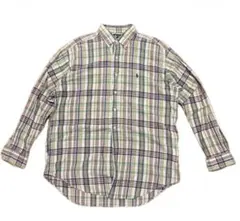 RALPH LAUREN ラルフローレン BLAKE 長袖 シャツ チェック L