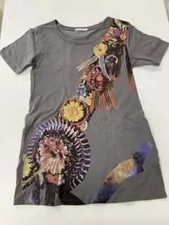 ユニクロ　PUFFYコラボ　ロングTシャツ チュニック　Mサイズ　夏