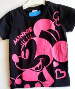 子供 ミニー Tシャツ 120㎝ 女の子 黒 夏