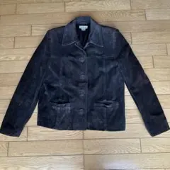 ANN TAYLOR ダークブラウン テーラードジャケット Sのサムネイル
