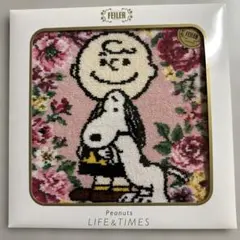 未使用 FEILER フェイラー スヌーピー ハンカチ花ベストフレンズ西宮阪急