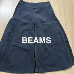 BEAMS BOY ビームス　ボーイ　ロング　プリーツ　スカート　紺　ネイビーのサムネイル