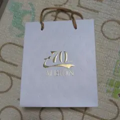 ALBION70周年 ショップ袋 ホワイトのサムネイル