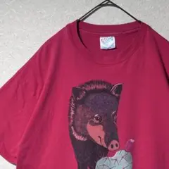 90s USA製 Hanes ハベリナ アニマルTシャツ ヴィンテージ ヘインズ