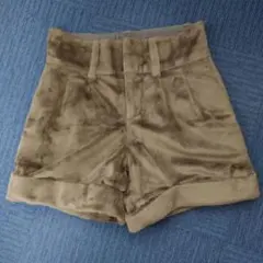 【GW限定値下】アナザーエディション ブラウン ショートパンツ もこもこUSED
