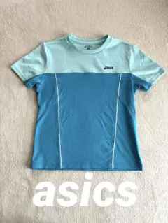 asics 半袖 Tシャツ Mサイズ ブルー系 スポーツウェアのサムネイル