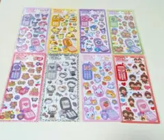 【正規品】平成はっぴーフォン　ステッカー8枚セット