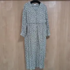 【URBAN RESEARCH DOORS】 フラワープリント ワンピース