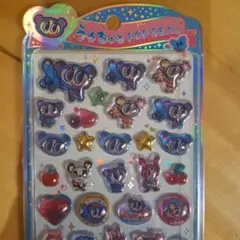 うるちゅるエンジェルブルー　おはじきシールふあみい　2枚セット