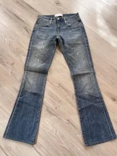 美品paperdenim&cloth フレアーデニム ダメージ加工24のサムネイル