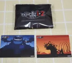 パタポン 1+2 リプレイ ポップアップ エコバッグ ブロマイド2枚