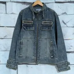 【Bobson International-J】ジップアップ デニム ジャケット