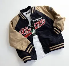 XLARGE ベースボールジャケット　スカジャン　140cmのサムネイル