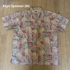 Reyn Spooner パイナップル柄 アロハシャツ 90s M