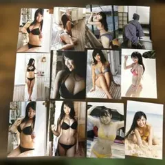 大原優乃さんの水着写真 Ｌ判12枚セット