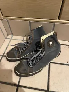 コンバース オールスター キャンバス×レザー 切り替えハイカット 日本企画モデル