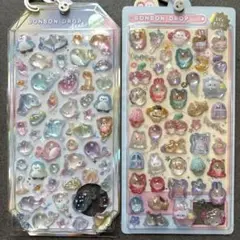 ⭐️新品⭐️ボンボンドロップシール　うみのなかま　　きぐるみボンボン　2枚セット