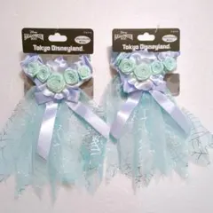 ディズニーハロウィン ホーンテッドマンション 花嫁シュシュ ヘアゴム 2個