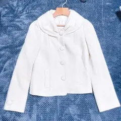 will selection 白長袖　ジャケット　春　秋　リボン　ラメのサムネイル