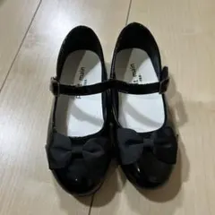 petit mainプティマインエナメルバレエシューズフォーマルシューズ19cm