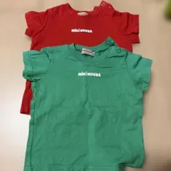 MIKI HOUSE 半袖Tシャツ 2枚セット 80cmのサムネイル