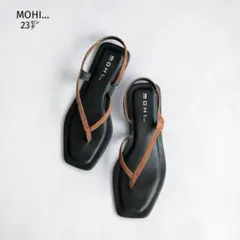 美品 MOHI トングサンダル 23㌢ BEAUTY&YOUTH 別注 ブラックのサムネイル
