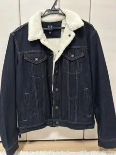 美品！GAP メンズデニム フリース裏地付きジャケット
