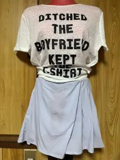 ダンスキン新品DANSKINスカート風パンツヨガランニングノースフェイス