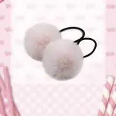セット 地雷 量産型 ヘアゴム しゅしゅ ふわふわ ぽんぽん ツインテール