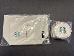 スターバックス福袋2025バッグインバッグ・クリアポーチ2点セット