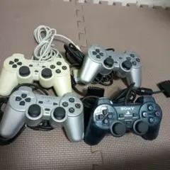 ジャンク！PS2 有線コントローラー 4個セット