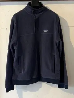 Patagonia シアー リング・ボタン・プルオーバー ネイビー Mサイズ