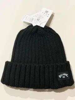 新品 定価の約1/2 ビラボン ニット帽 ニットキャップ ビーニー ブラック黒