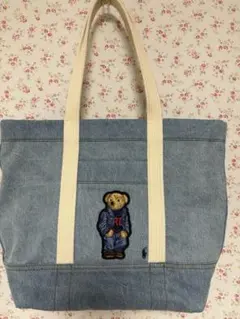 ラルフローレン ポロベア デニム トートバッグ