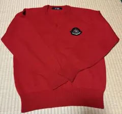 【美品】ホンマゴルフ　ニットセーター　ゴルフウェア　メンズ　M 赤