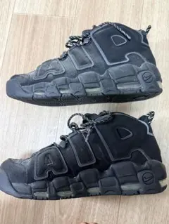 【美品】NIKE AIR MORE UPTEMPO INCOGNITO 黒 27
