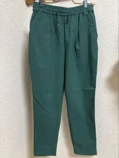 coen グリーン テーパードパンツ