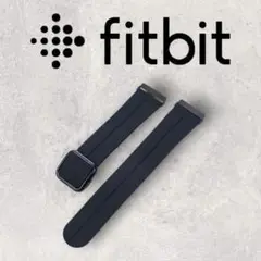 Fitbit Sense Versa ブラック バンド バックル シリコン 黒