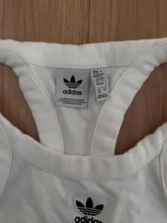 adidas ホワイト タンクトップ Sサイズ