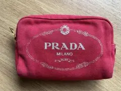 PRADA カパナ　赤 ポーチ