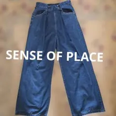 SENSE OF PLACE　楽しいデザインデニムパンツのサムネイル