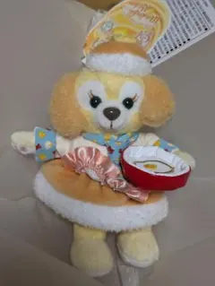 ダッフィー &フレンズ　ワンダフルキッチン　ぬいぐるみバッジ　クッキーアン