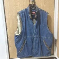 Wrangler デニムノースリーブベスト 2XL