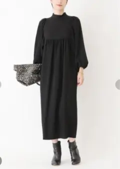 【新品未使用】VERMEILpar iena超人気ロング黒ワンピース セレモニー VERMEIL par iena（ヴェルメイユパーイエナ）の「TA/P平二重