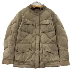 キルティング 中綿 ハンティングジャケット ブラウン系 レディースM