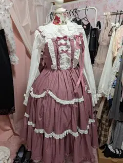 シャルミエール　クラシックドールジャンパースカートセット