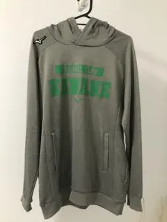 Mizuno パーカーウェア フード付き グレー Oサイズ