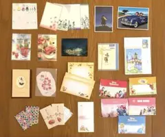 ポストカード　便箋封筒などまとめて