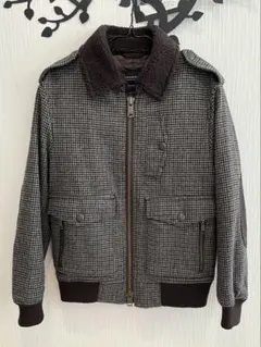 バーバリーブラックレーベル ナイロンジャケット シャドーチェック L 春 BURBERRY BLACK LABEL バーバリーブラックレーベル D1H25-806-27